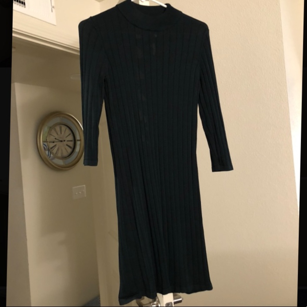 Dark green dress, M